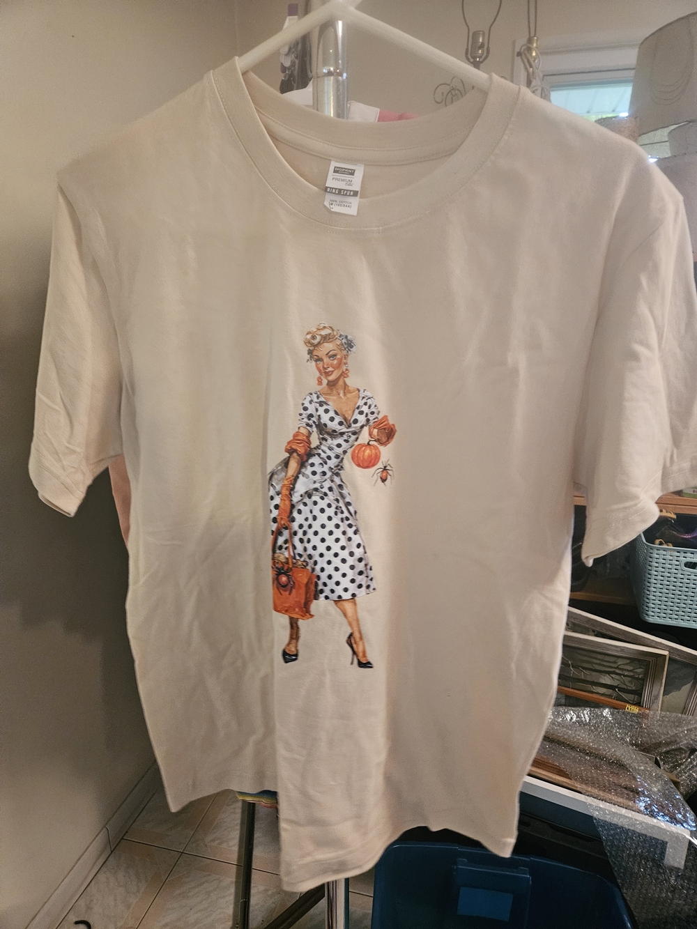 Vintage Retro Pinup Halloween T Shirt